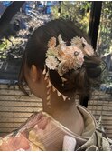 成人式振袖着付け＋ヘアセット
