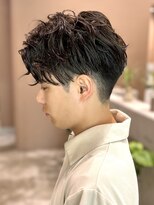 ガーデンヨコハマエスト(GARDEN YOKOHAMA est)&nbsp;ニュアンスパーマ　ツーブロック　ショート