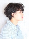 ショートパーマ/ショートボブ/ひし形ショート