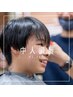 【中人総合】予約不要で来店OK！中学生カット+シェービング+シャンプー