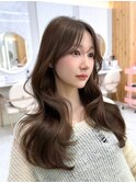 韓国スタイル/ナチュラルくびれへア_くびれ巻き_レイヤーカット