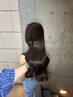 【質感革命】カット＋つるりんちょ。zero髪質改善カラー￥20000→￥15000
