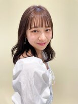 クォーターシーズンズ 茗荷谷(QUARTER SEASONS)&nbsp;ピンクブラウンシースルーバング