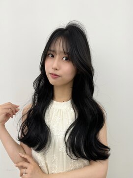 アマトウキョウスマートサロン(AMA TOKYO×Smart Salon) 韓国ヘア　2wayバング  レイヤーカット くびれヘア  顔周り