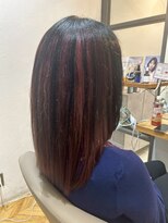 ヘア ルーナ バイ アプリーレ(hair lune by Aprire)&nbsp;透明感アンブレラカラー立体感レイヤーカット艶髪セミロング