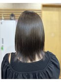 ＊髪質改善×オリーブグレージュ｜透明感カラー【米子】＊