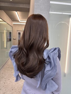 ボタン ハカタ(VOTAN hakata) 市野瀬裕奈/ダブルカラー/ヘーゼルベージュ/前髪顔周り/レイヤー