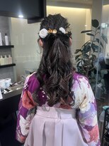 ケンジ 横浜(KENJE)&nbsp;ハーフアップ/ゆるふわ/卒業式/袴アレンジ