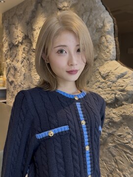 アスター 天神大名店(Aster) 伸ばしかけヘア/小顔ヘア/髪質改善/ブリーチなしカラー