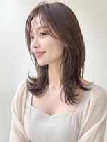 カバーヘア 上尾西口店(COVER HAIR) 秋カラーブリーチなし外ハネくびれヘア/ロング/シースルーp上尾