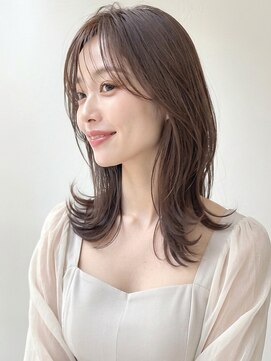 カバーヘア 上尾西口店(COVER HAIR) 秋カラーブリーチなし外ハネくびれヘア/ロング/シースルーp上尾