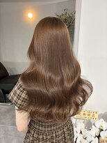 ジゼル 栄 矢場町(Giselle)&nbsp;YAGI ブリーチなし　ミルクティーベージュ◎