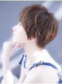 【LANY 横浜】 小顔ショート×シルクベージュ