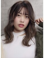 ブリス(VLISS) ウエーブミディ_グレージュブランジュ