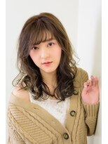 ディーボーイ 下通本店(D-BOY)&nbsp;小顔レイヤーにミルキーグレージュ