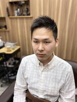 メンズヘアー ハサミ(men`s hair)&nbsp;アップバングショート