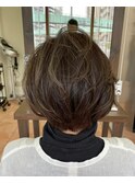 脱白髪染めハイライト【王子】