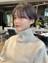 ロビー 表参道(ROBBY) 耳掛けマニッシュショート/毛先ワンカールパーマ/表参道/30代