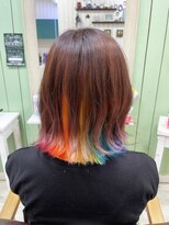 パワーオブヘアーセイカ(Power of Hair Seika)&nbsp;インナーカラー×レインボー☆
