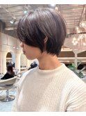【工藤昴】グレージュカラーボブウルフココアベージュ【錦糸町】
