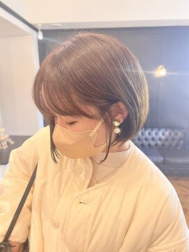 フラミューム 藤枝(flammeum) ベージュ×ボブ【藤枝】