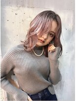 ルーツ(Roots)&nbsp;goro ホワイトピンク/ベージュピンク/ハイトーン/立ち上げ前髪