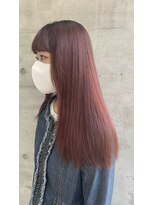 アッシュタカサキ(ash takasaki)&nbsp;ブリーチ/ピンクカラー/ラベンダーべージュ/ピンクベージュ