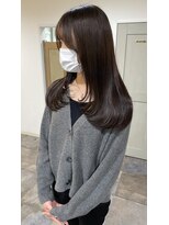 リズム(lysm)&nbsp;ロングレイヤー × ブラウンカラー