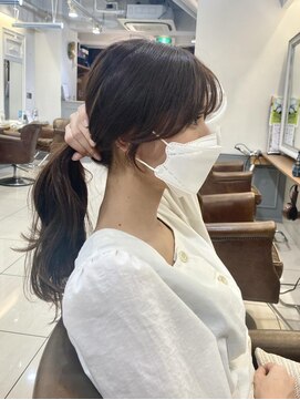 キャンバス バイ ネオリーブ 横浜西口(Canvas by neo.) 韓国ヘア顔周りレイヤーカット前髪カット【横浜】