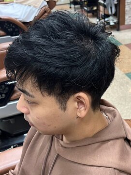 アポロカットステージ 相模大野店 アップバング/ツーブロックマッシュ<理容室>[メンズ/相模大野]