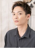 グレージュカラー小顔ハンサム耳だしベリーショートP南越谷