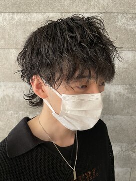 ニアウ 伊勢崎連取店(Niau) メンズマッシュツイストスパイラルパーマ