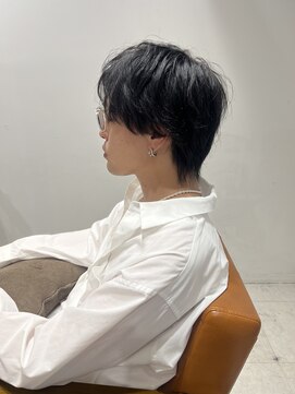 ネイロ 錦糸町(NeiRo) アッシュブラックカルマパーマベリーショートダークアッシュ