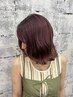 似合わせカット＋リモア式白髪染め＋髪質改善TR￥24750