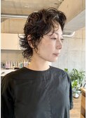 [hygea]地毛風カラーとくせ毛風大人ウルフ[薬院/警固]