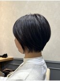 小顔◎美シルエットショートカット【カミケン清明店/福島】