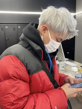 ガルテ(GARTE) ホワイトカラー/メンズショートヘア/メンズヘア/ハイトーン