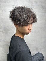 ネクスト 静岡店(NEXT)&nbsp;MEN'S HAIR/ダークアッシュ/ニュアンスパーマ/韓国マッシュ