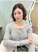 ♪髪質改善　韓国ボブ　レイヤー　ダブルカラー　