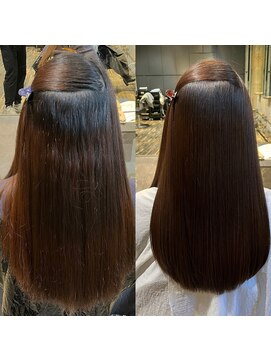 エノア 表参道(ENORE) 【弱酸性縮毛矯正】で髪質改善ストレート!