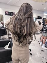 キング 高槻(K!ng)&nbsp;縮毛矯正髪質改善ハイライトレイヤーカット枚方美容室エクステ