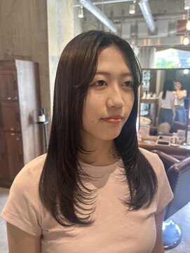 ヨーク(yoke.) アッシュグレージュ×レイヤー