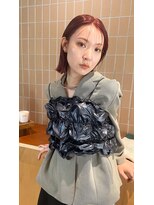 チクロヘアー(Ticro hair)&nbsp;@Luca  カシスカラー