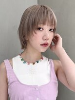 ギークス(GEEKS)&nbsp;【GEEKS渋谷】秋カラー/初ブリーチ/ミルクティー/ショートウルフ