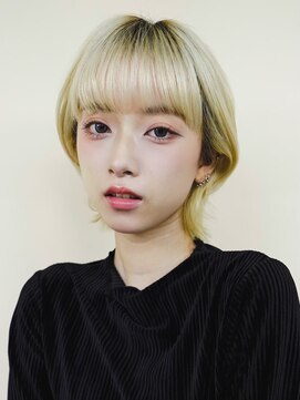 マノ 千歳烏山(MaNO) 〈n2〉ショート韓国ボブハイライト髪質改善ブリーチ前髪20代30代