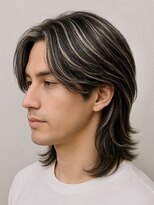 ポート 浦和(PORT)&nbsp;浦和メンズハイライトカラーメッシュカラーセンターパート