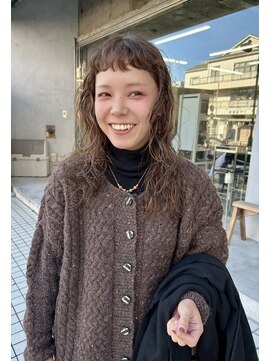 イン(in.) ウルフパーマ/ショートバング