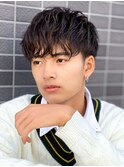 マッシュ/黒髪/ナチュラルマッシュ/メンズ/ツーブロック