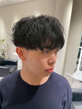 ビビバイベル(BiVi by BHEL) 三重桑名ニュアンスパーマシースルーマッシュ緩めセンターパート