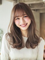 アリーズ(ALLYS)&nbsp;ロングレイヤー/ブラウンベージュ/透明感カラー